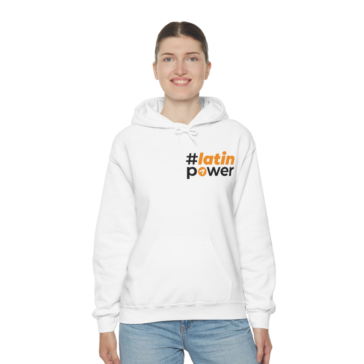 #Latinpower - Orange - Unisex Heavy Blend™ Hooded Sweatshirt