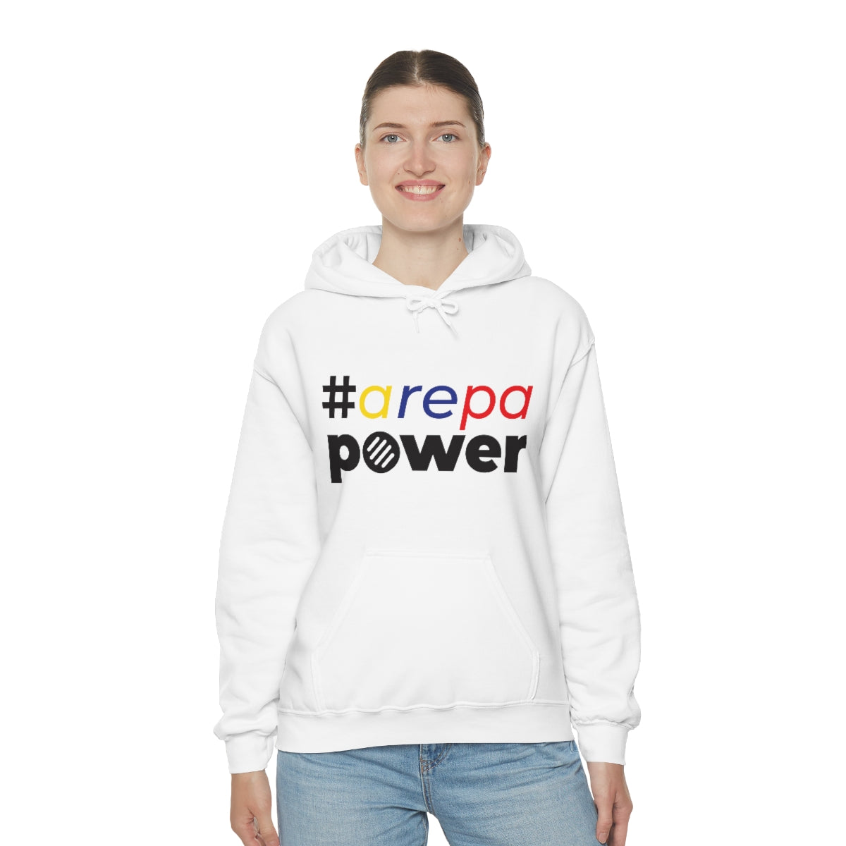 Arepapower - Tricolor - Unisex Heavy Blend™ Hooded Sweatshirt –  KaizenStation