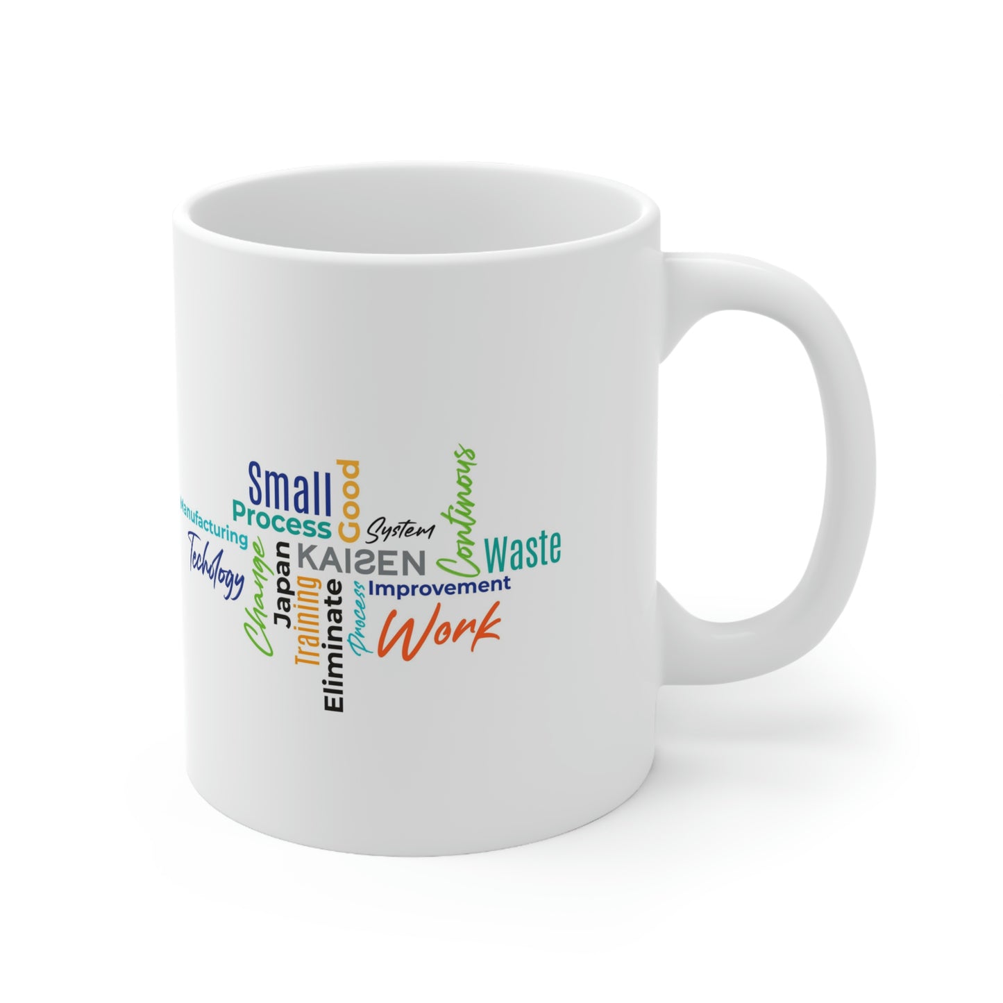 Word Cloud Lean - Ceramic Mug 11oz