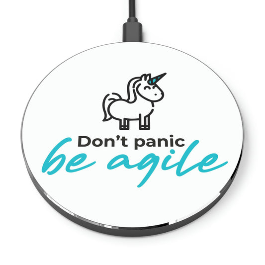 Don't panic Be Agile Unicorn - Wireless Charger
