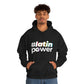 Copy of #Arepapower - Black Blue - Unisex Heavy Blend™ Hooded Sweatshirt