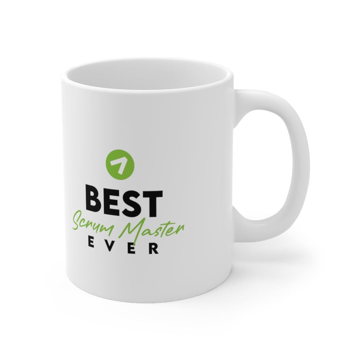 Best Scrum Master ever - Green - Ceramic Mug 11oz