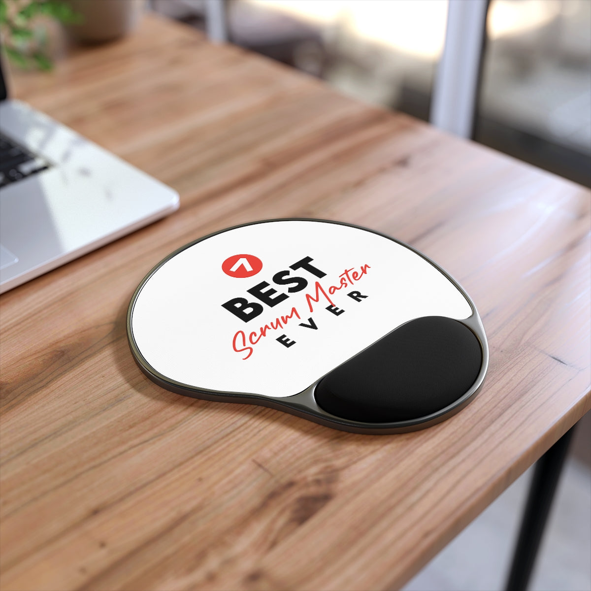 Best Scrum Master - Red - Mouse Pad With Wrist Rest