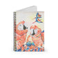 Guacamaya, papagayo, loro, Macaw Art - Spiral Notebook - Ruled Line