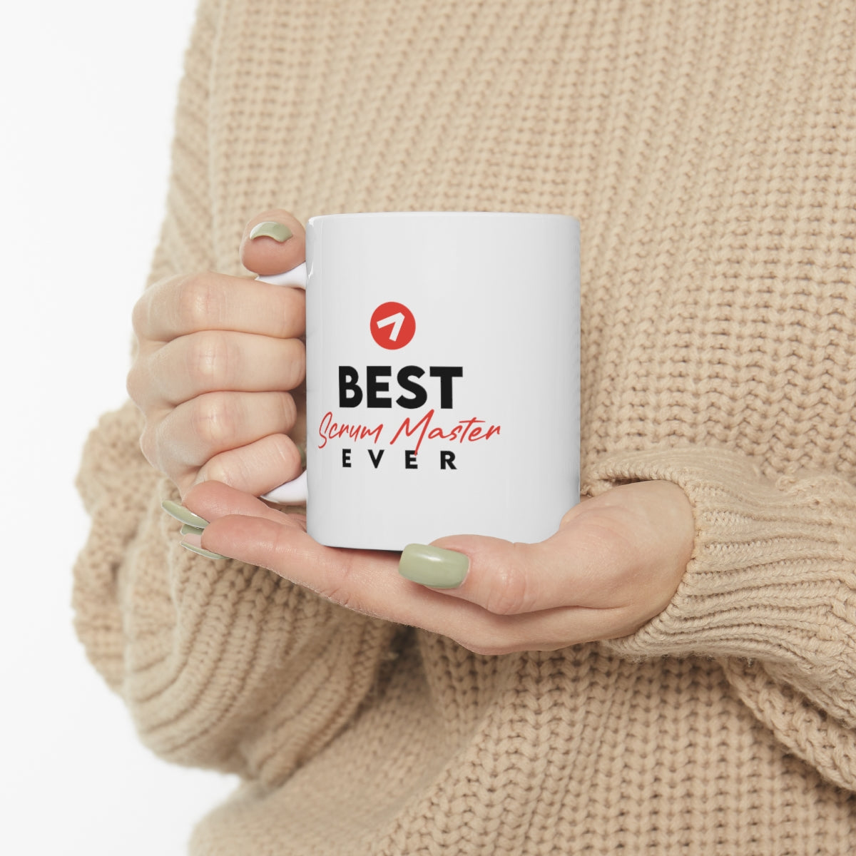 Best Scrum Master ever - Rouge - Tasse en céramique 11oz