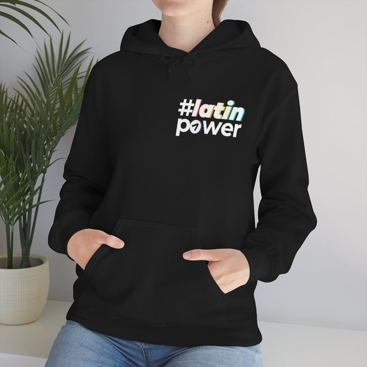 #Latinpower - Black - Unisex Heavy Blend™ Hooded Sweatshirt