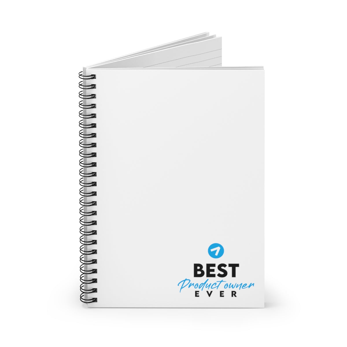 El mejor propietario de producto de todos los tiempos - Azul claro - Cuaderno de espiral - Línea reglada
