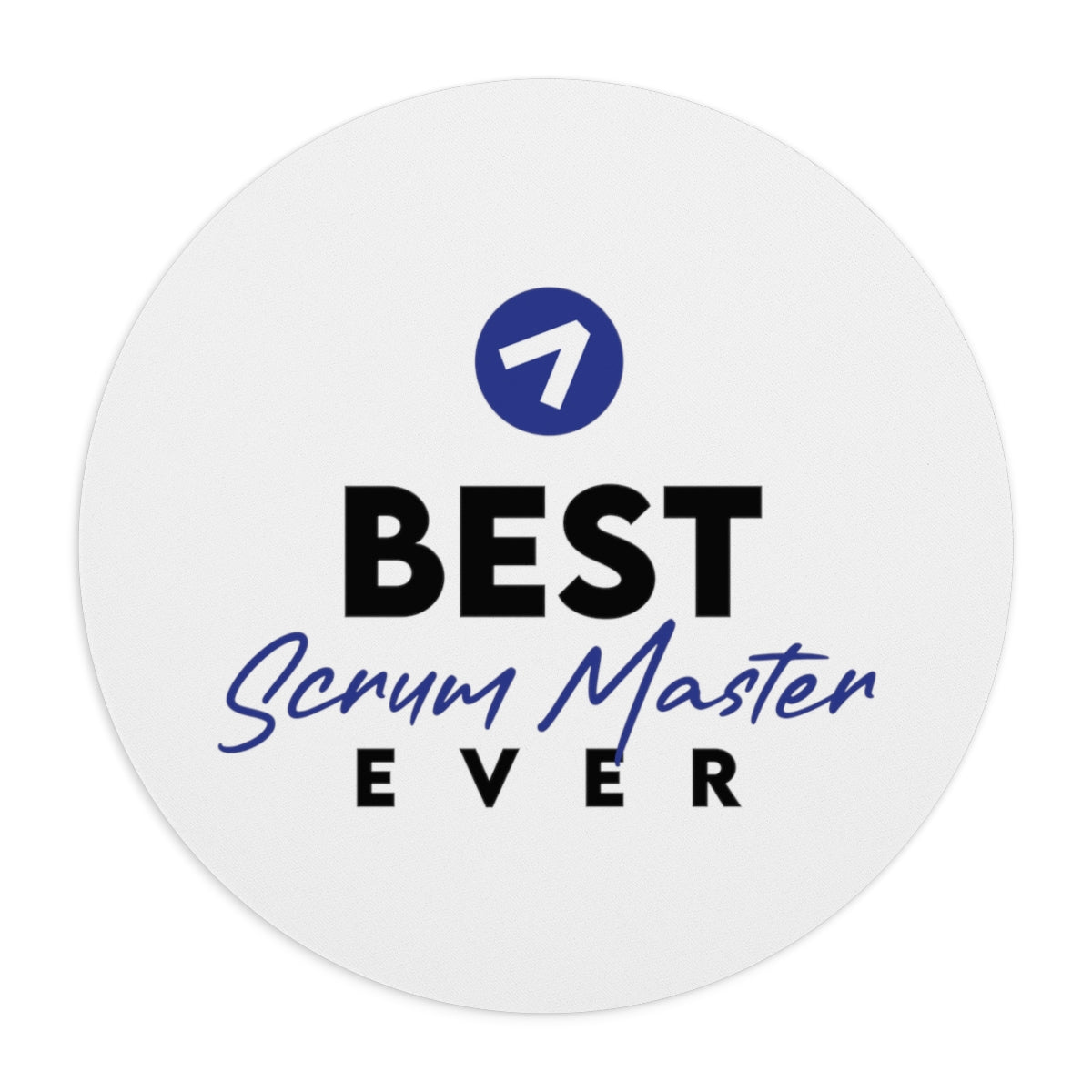 Best Scrum Master ever - Dark Blue - Mouse Pad