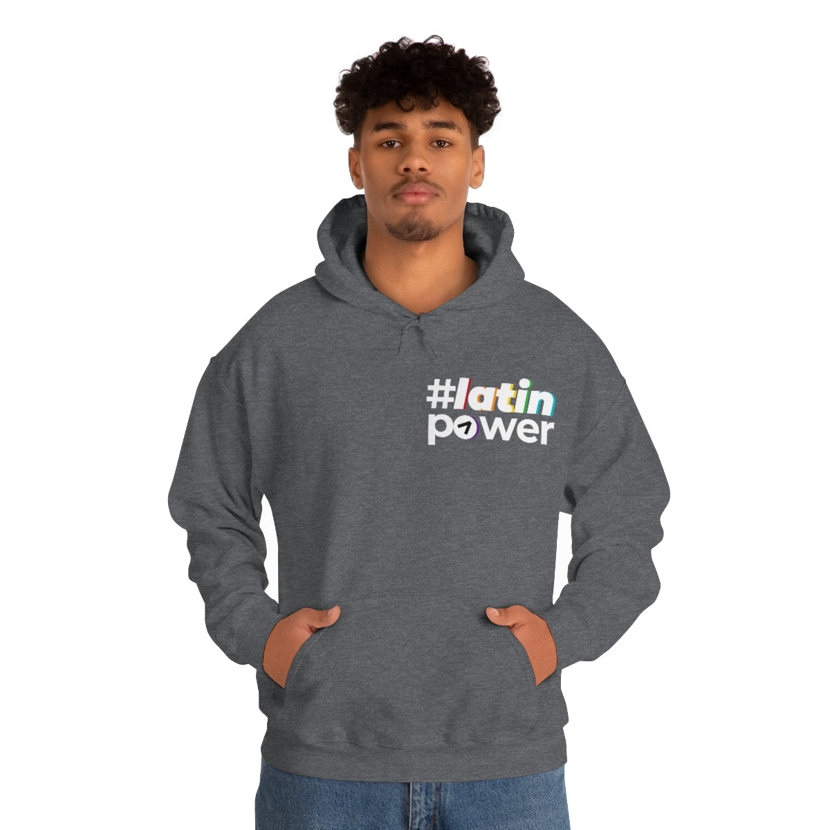 #Latinpower - Black - Unisex Heavy Blend™ Hooded Sweatshirt
