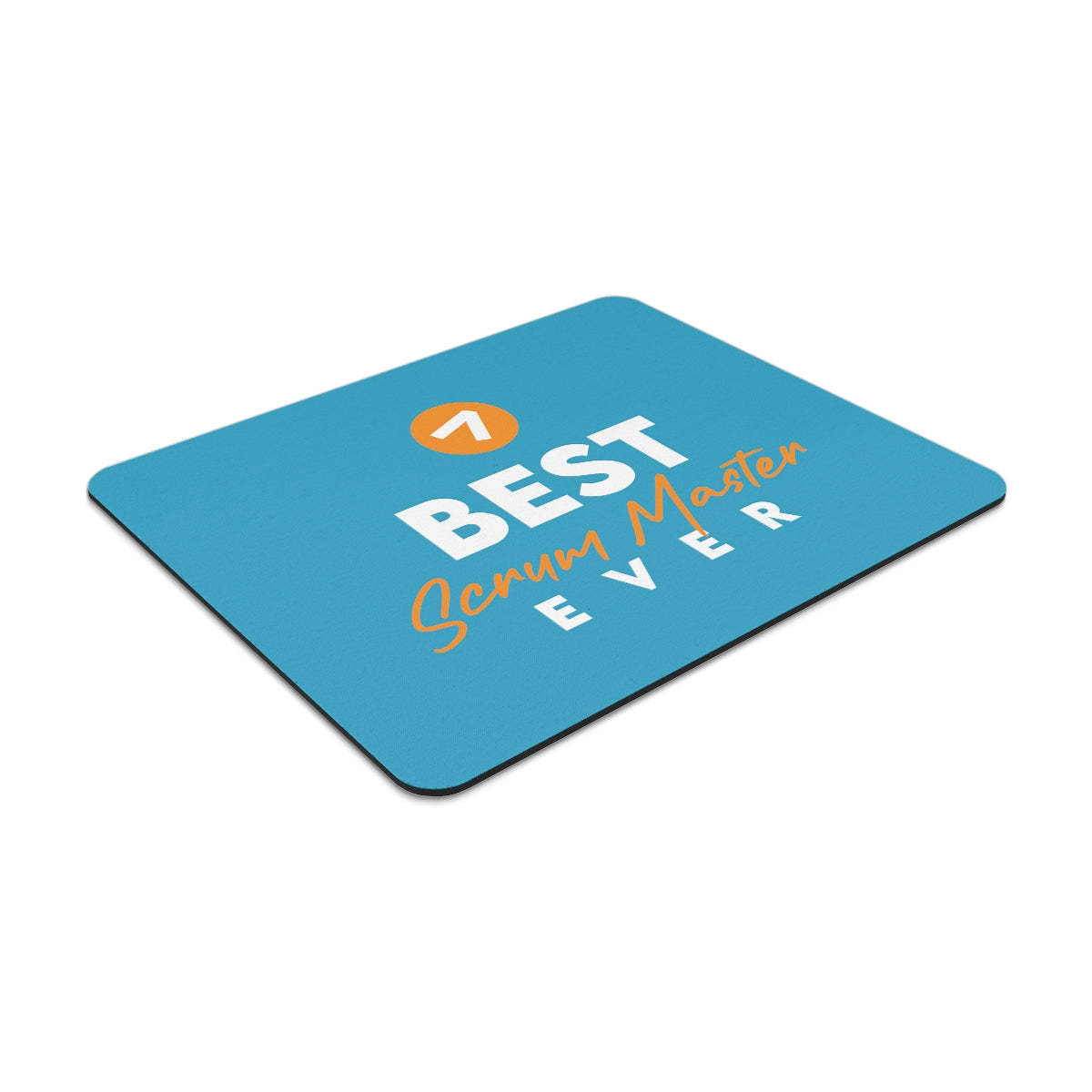 \Best Scrum Master ever - Orange Blue - Mouse Pad (3mm Thick)