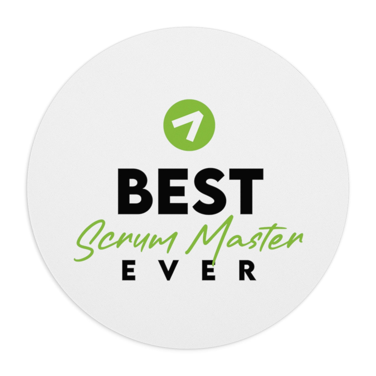 Best Scrum Master ever - Green - Mouse Pad