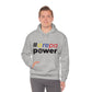 #Arepapower - Light Gray Tricolor - Unisex Heavy Blend™ Hooded Sweatshirt