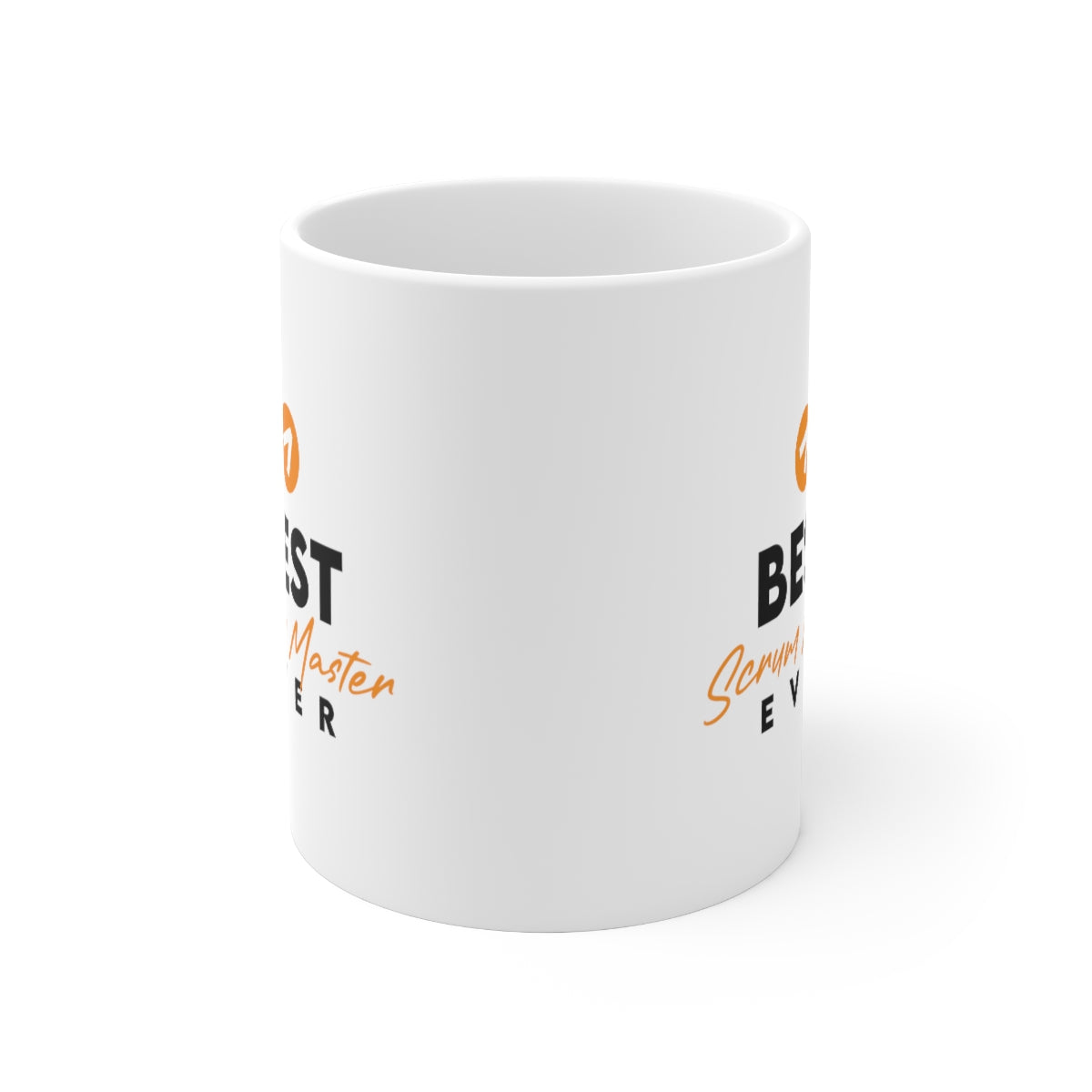 Best Scrum Master ever - Orange - Ceramic Mug 11oz